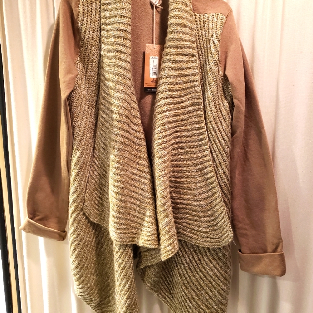 PrAna handkerchief front sweater
